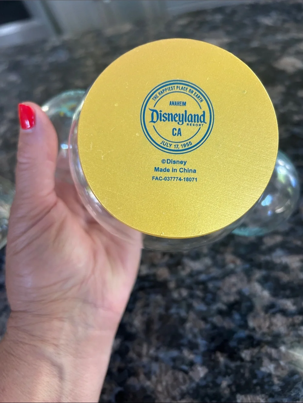 DISNEY DISNEYLAND MICKY ICON GLASS BALL ORNAMENT CASTLE MICKEY FUN WHEEL NWT